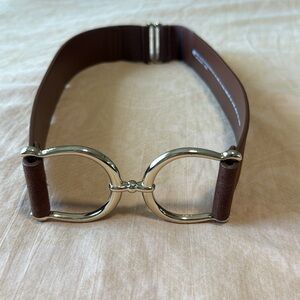 H&M Brown Horsebit Belt